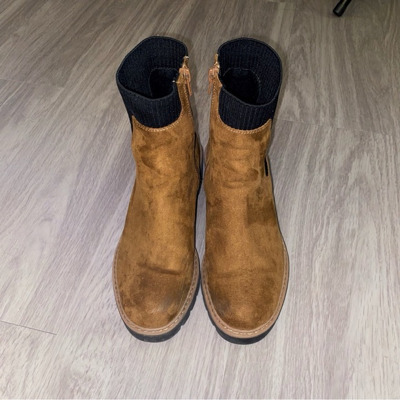 Suede Ankle Booties - Picture 4 of 7